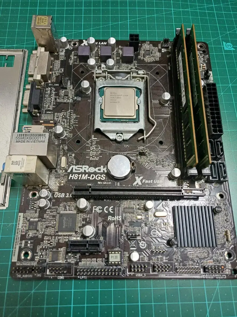 i3 4160 + h81m + 삼성램 8g(4x2)